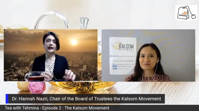 Bernama TV Malaysia ‘Tea with Tehmina’ Interview Episode 2: The Kalsom Movement